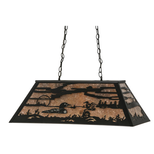 Loon Peak® Wyble 6 Light Black Pool Table Lights Pendant Wayfair